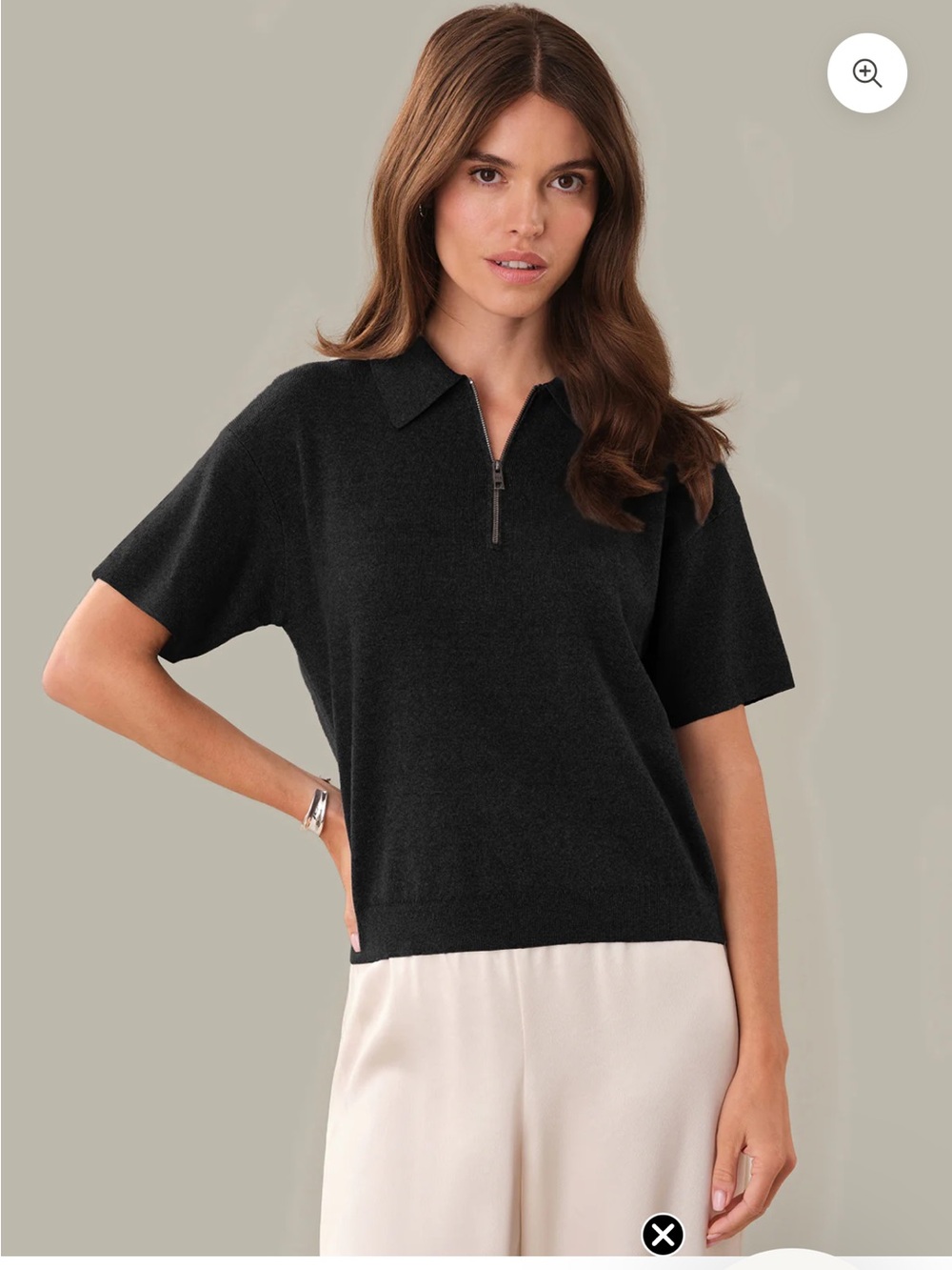 525 America 100% Cotton Polo Shirt Women's Medium Classic Preppy Coastal